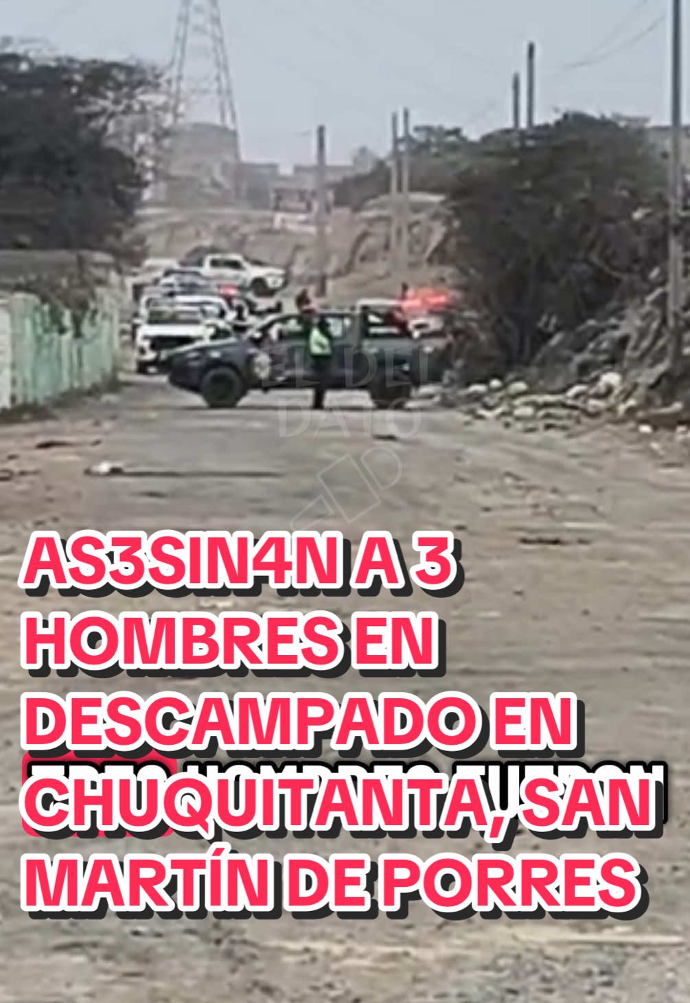 🔵AS3SIN4N A 3 HOMBRES EN DESCAMPADO EN CHUQUITANTA, SAN MARTÍN DE PORRES