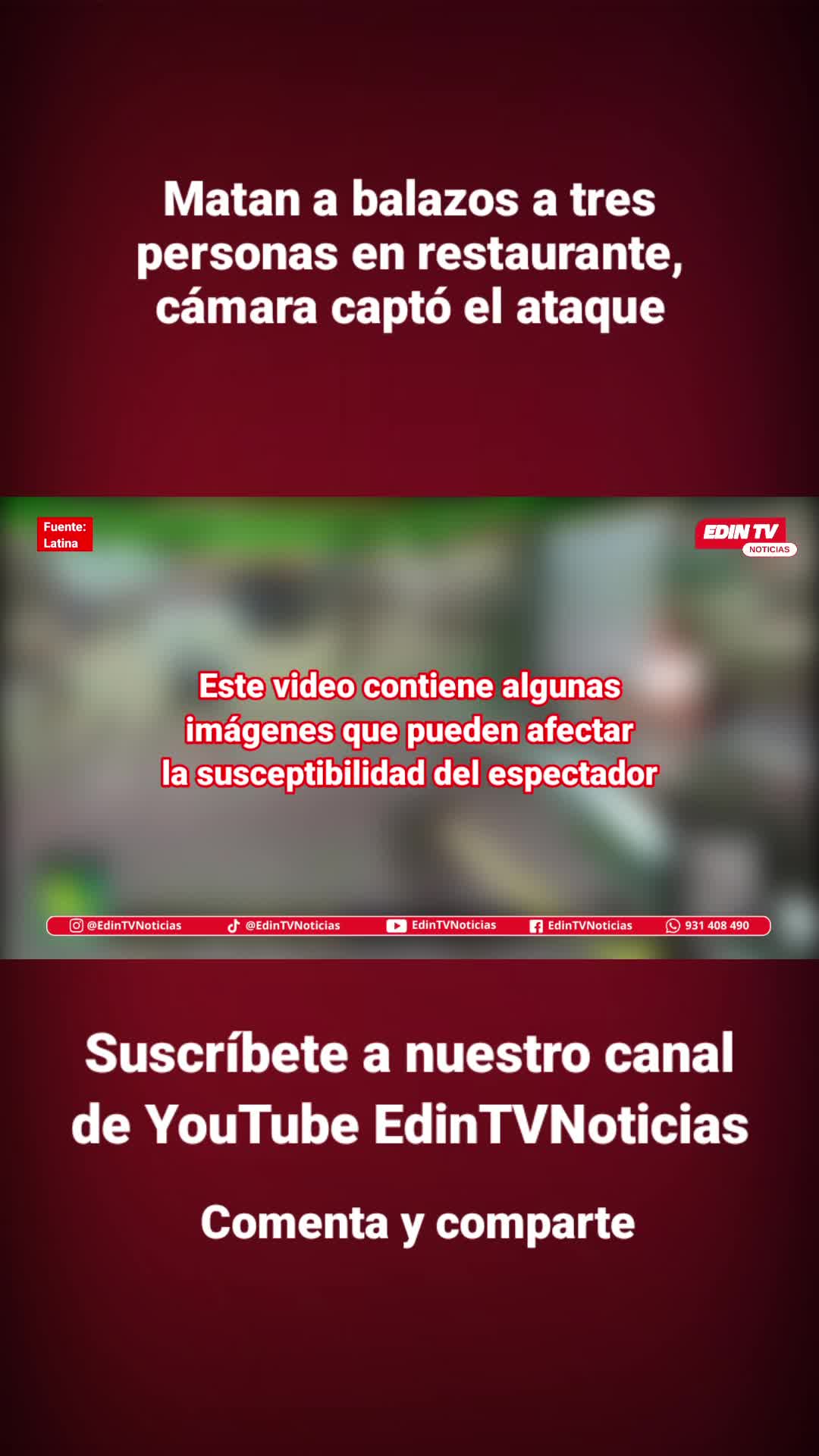 Tres personas fueron asesinadas a balazos mientras comían ceviche en un local ubicado en la última cuadra de la avenida Juan Barreto, en Huaura,