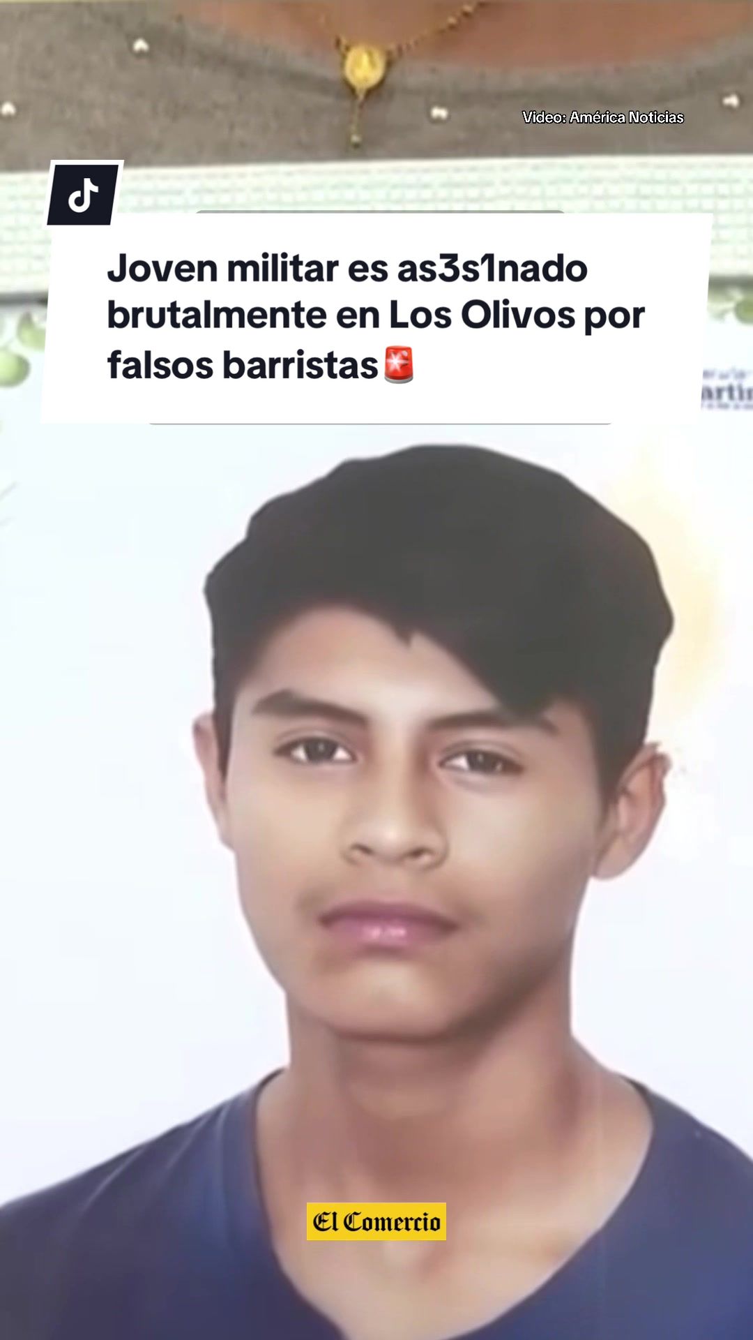 Joven militar es as3s1nado brutalmente en Los Olivos por falsos barristas