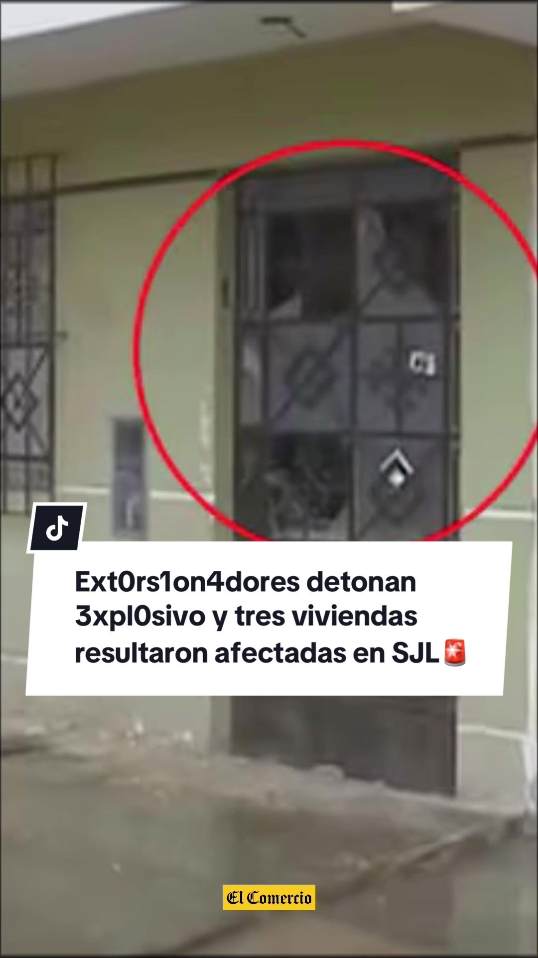 Ext0rs1on4dores detonan 3xpl0sivo y tres viviendas resultaron afectadas en SJL
