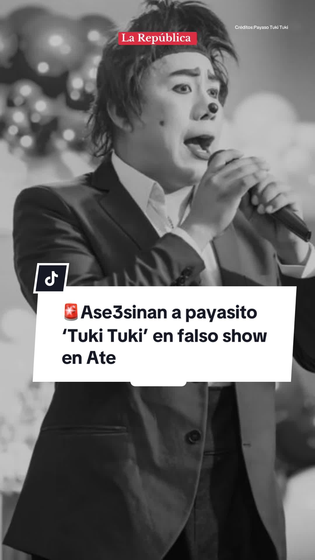 El animador infantil fue citado junto a su equipo para un evento, pero fue abordado por dos motociclistas, quienes abrieron fuego, causando su muert3. La madre del artista señaló que fue una cita falsa para acabar con su vida.