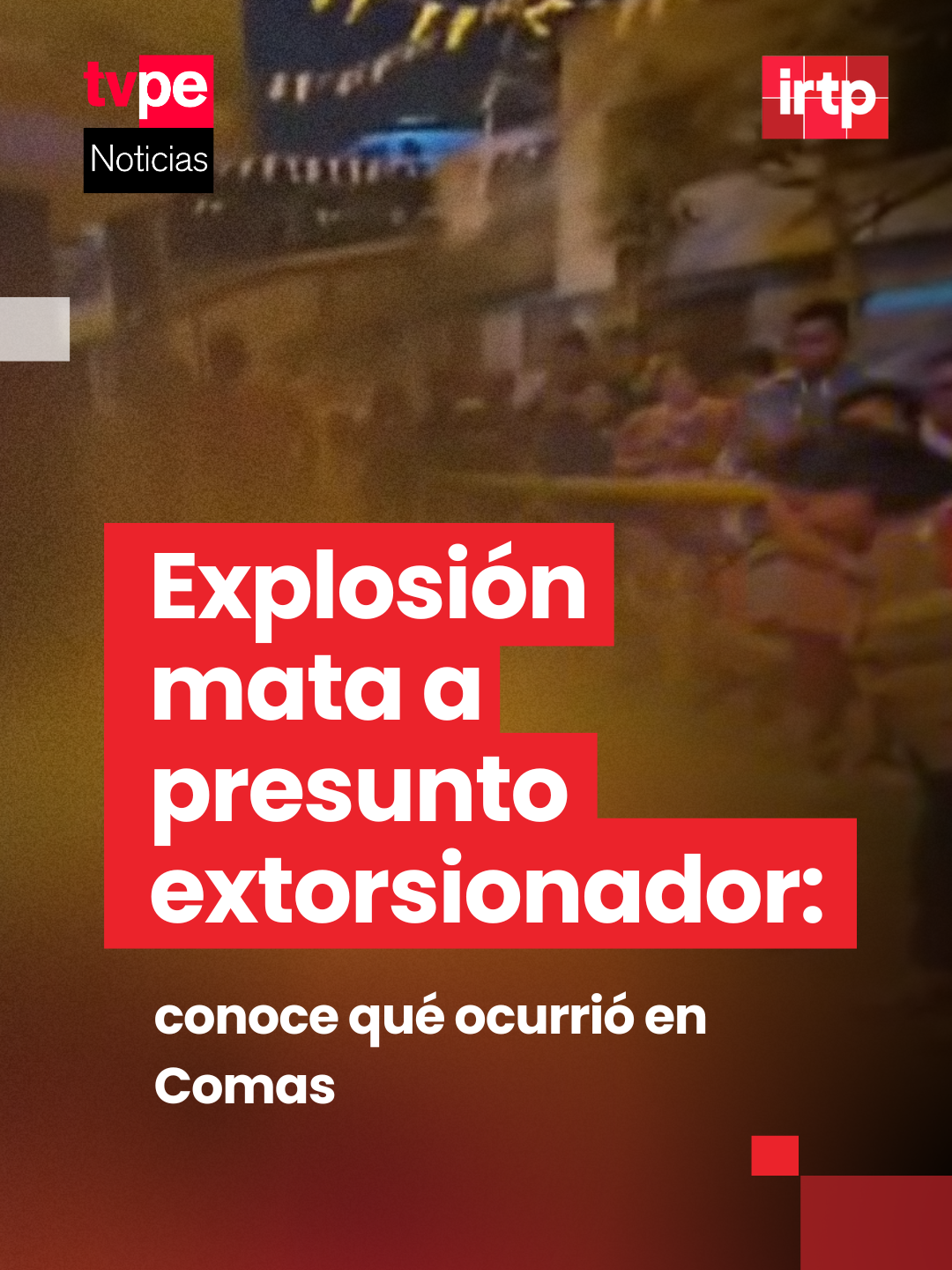 Una explosión sorprendió a vecinos de La Pascana, en Comas, y generó un operativo policial en plena noche.