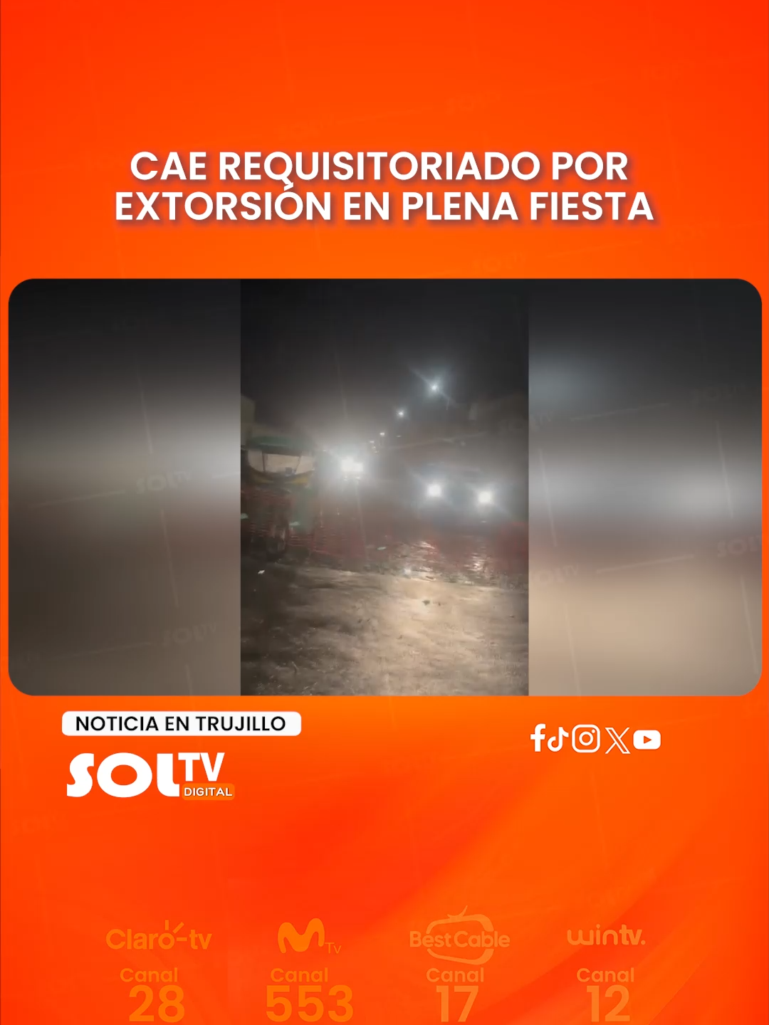 CAEN EN PLENA FIESTA. Un sujeto fue detenido en una fiesta por contar con una requisitoria vigente por el delito de extorsión.