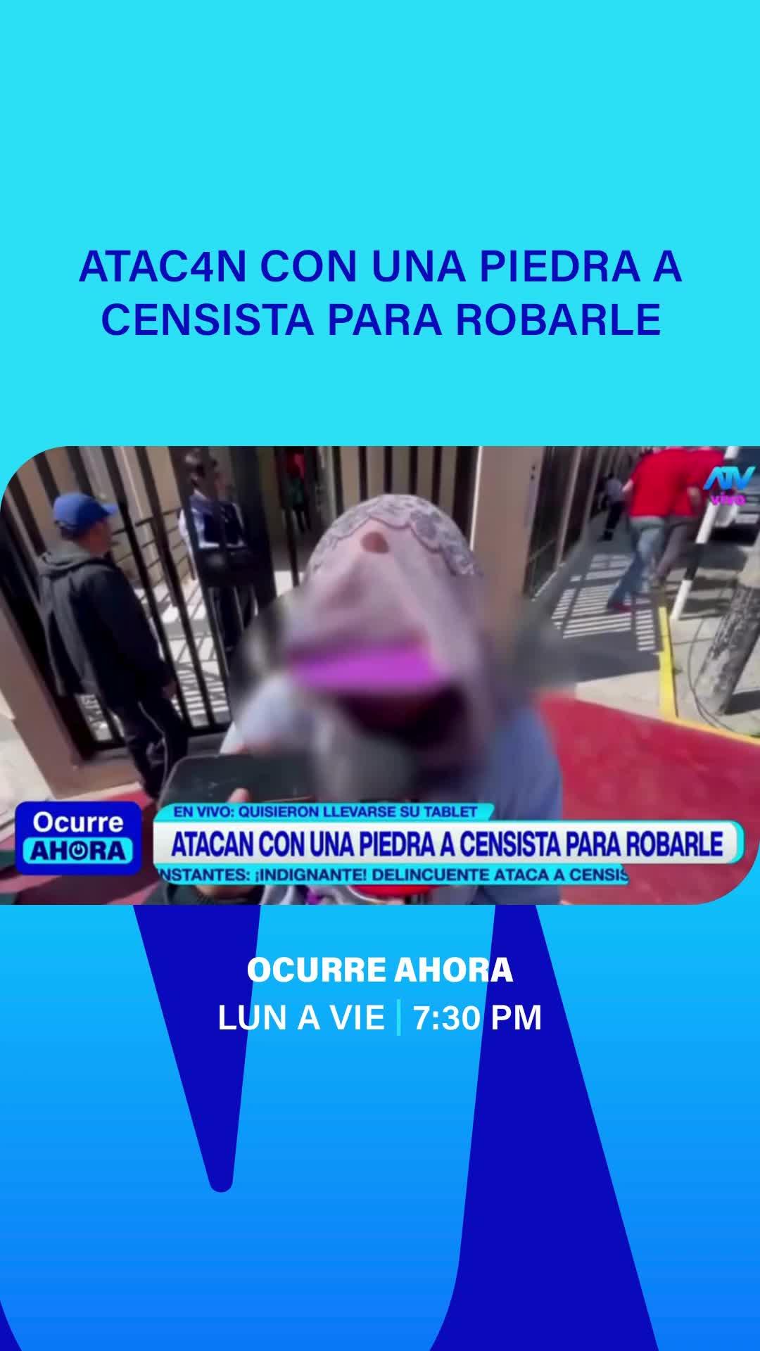 ➡️ El incidente, que se registró en el distrito Gregorio Albarracín, obligó a las funcionarias a buscar refugio desesperadamente en una vivienda cercana para escapar de su agresor #atv #ATVnoticias #noticiasperu #tacna #censo