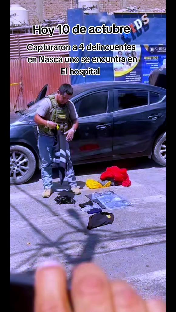 Capturan 4 delincuentes en nasca, #policia #nasca #captura #delincuentes #ratas