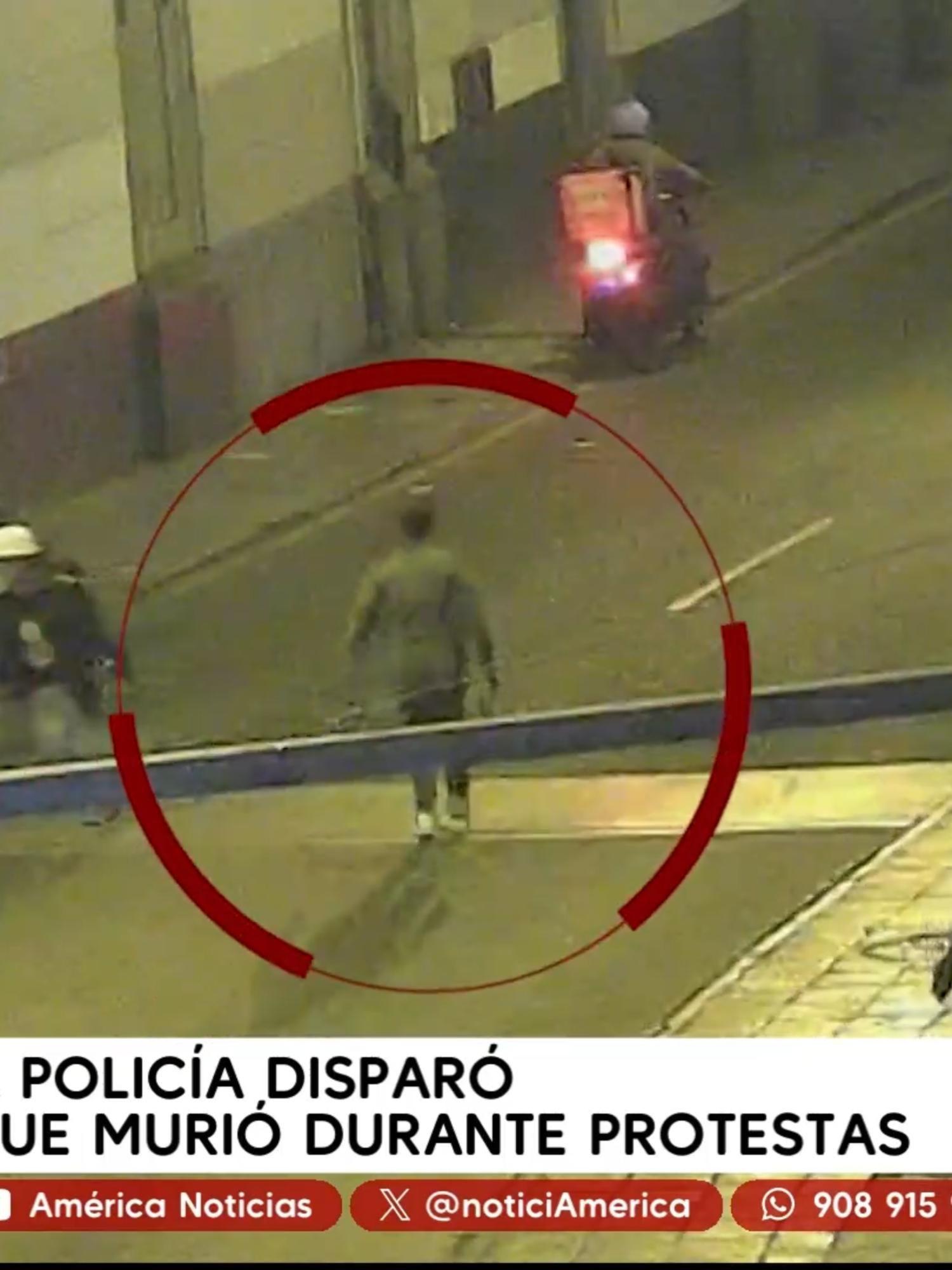 Suboficial de la policía disparó contra joven que murió durante protestas.