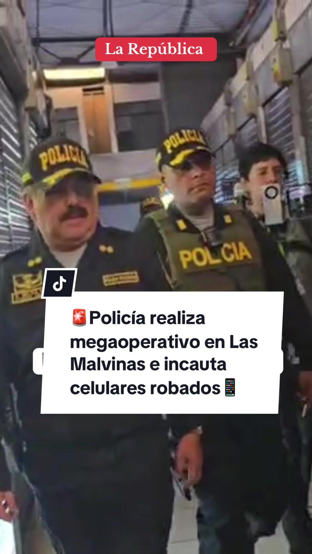 El megaoperativo está en marcha en el Emporio Comercial Las Malvinas