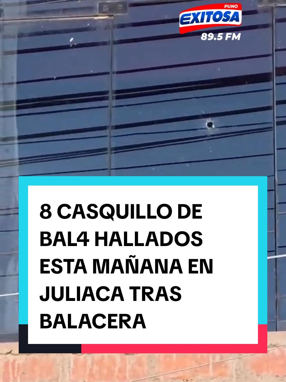 🔴🔵 8 casquillo de bal4 se encontraron en parque las Américas, en la Av. Julio C. Tello de la ciudad de Juliaca donde aparentemente de suscitó una bala era esta madrugada. #exitosanoticias #exitosa #exitosapuno #exitosajuliaca