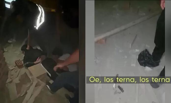 Ate: caen dos sujetos cuando grababan amenaza de extorsión
